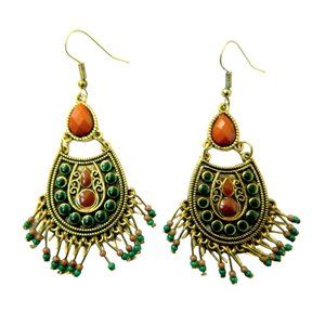 New Women's Multicolor Fashion Bead Charm Dangle/Drop Earrings